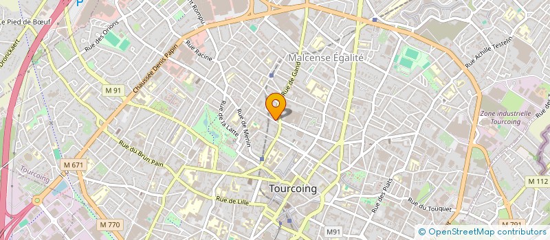 localisation de l'entreprise DRD LOC  TOURCOING