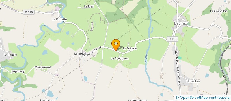 localisation de l'entreprise DRD TRUCKS à BEYNAC