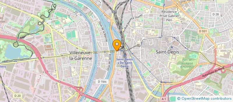 localisation de l'entreprise DRE à SAINT-DENIS