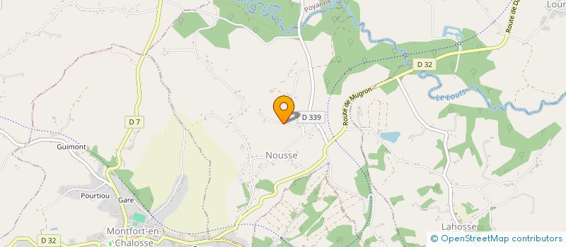 localisation de l'entreprise DRE  NOUSSE