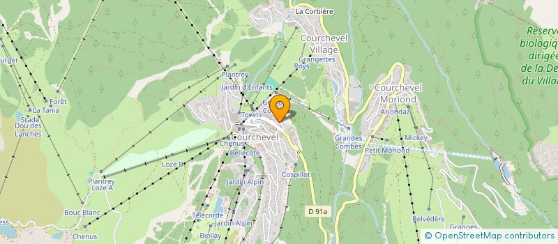 localisation de l'entreprise DRE COLLECTIVE à COURCHEVEL