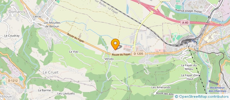 localisation de l'entreprise DRE DANS L'DARBON  DOMANCY