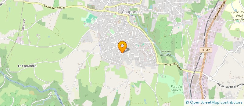 localisation de l'entreprise DRE DANS L'PENTU  CHAPONOST