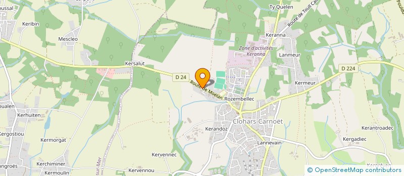 localisation de l'entreprise DRE-HOLL  CLOHARS-CARNOET