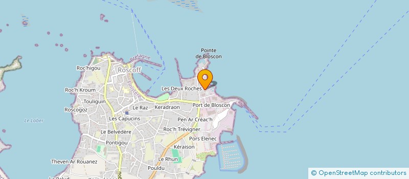 localisation de l'entreprise DREA SYSTEM à ROSCOFF