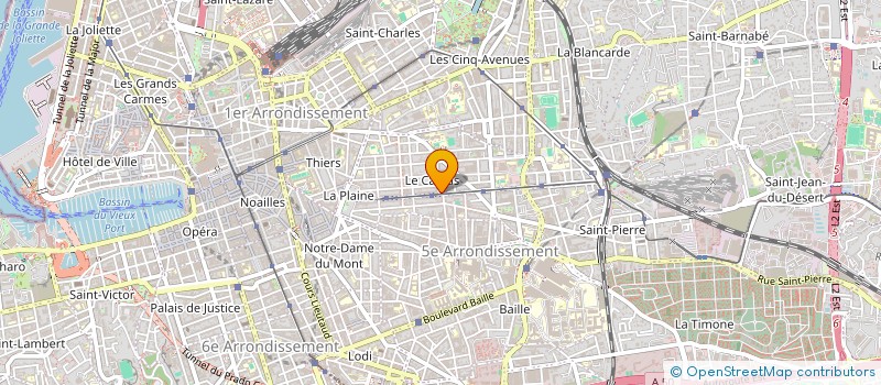 localisation de l'entreprise DREADLOCKS.13 à MARSEILLE