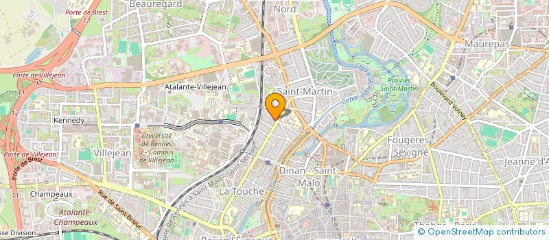 localisation de l'entreprise DREAM 1  RENNES