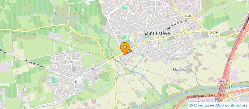 localisation de l'entreprise DREAM  SAINT-ESTEVE