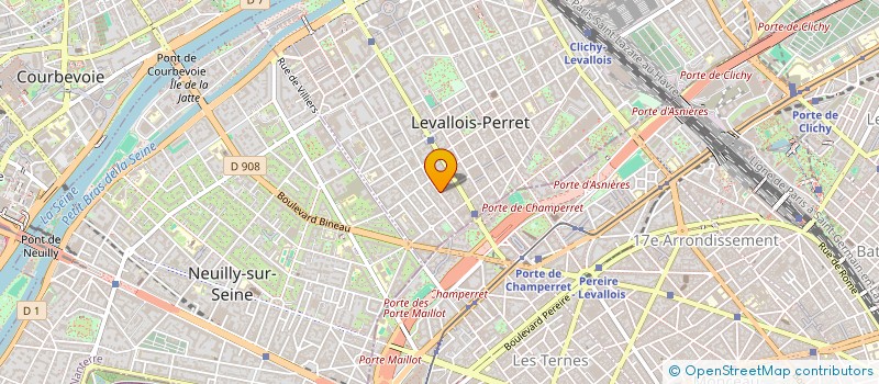 localisation de l'entreprise DREAM à LEVALLOIS-PERRET