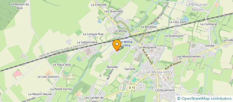 localisation de l'entreprise DREAM  LE MOLAY-LITTRY