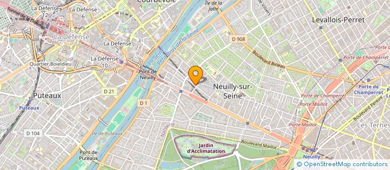 localisation de l'entreprise DREAM à NEUILLY-SUR-SEINE