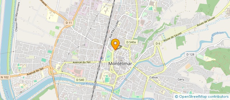 localisation de l'entreprise DREAM à MONTELIMAR