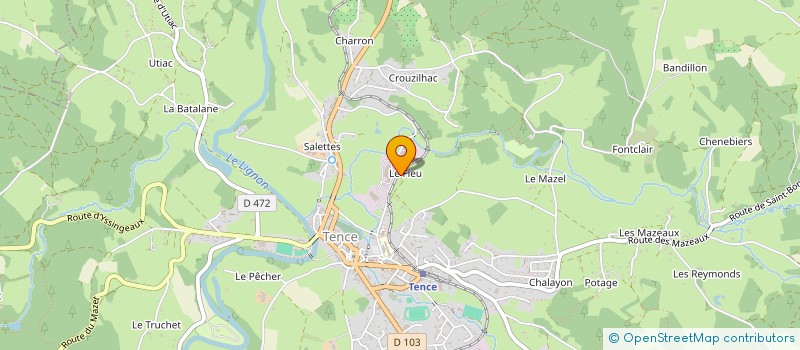 localisation de l'entreprise DREAM AGENCEMENT  TENCE