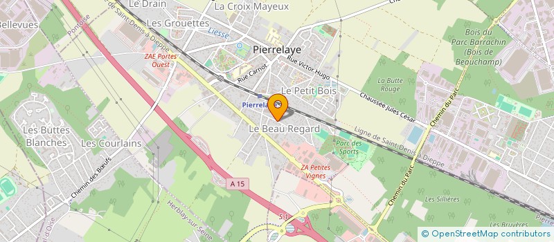 localisation de l'entreprise DREAM ART  PIERRELAYE