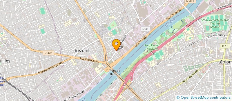 localisation de l'entreprise DREAM BARBER à BEZONS