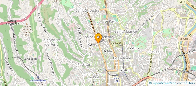 localisation de l'entreprise DREAM BAT à NICE