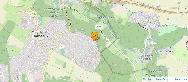 localisation de l'entreprise DREAM CARS  MAGNY-LES-HAMEAUX