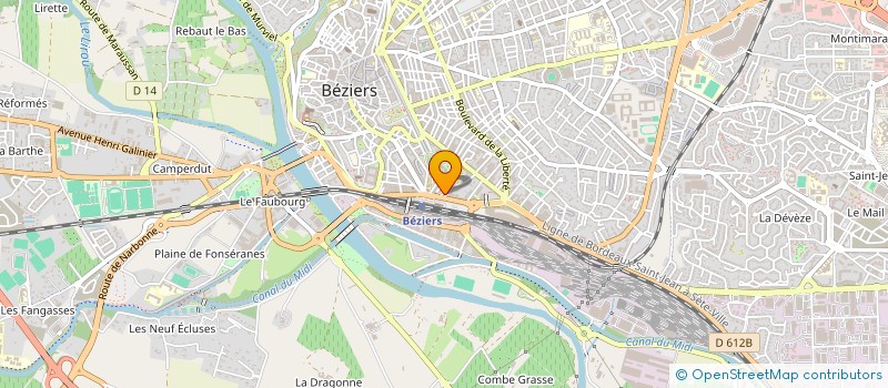 localisation de l'entreprise DREAM CARS  BEZIERS