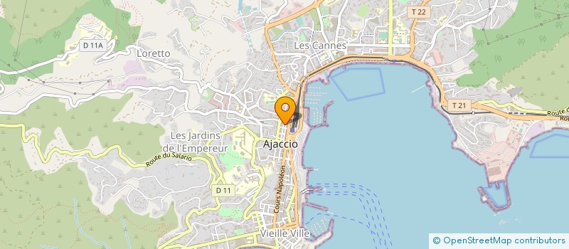 localisation de l'entreprise DREAM CHARTER  AJACCIO