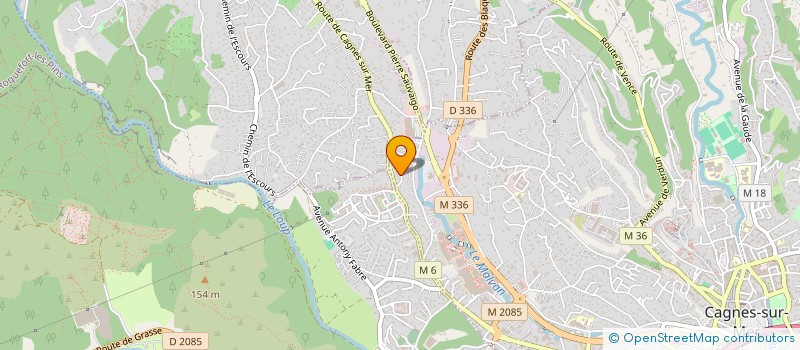 localisation de l'entreprise DREAM CONCEPT à CAGNES-SUR-MER