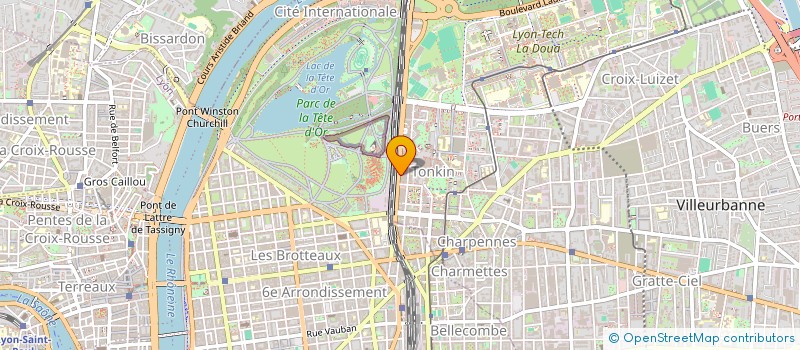 localisation de l'entreprise DREAM CORPORATION  VILLEURBANNE