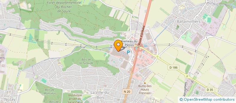 localisation de l'entreprise DREAM CREPE'S à LA VILLE-DU-BOIS