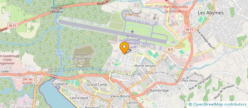 localisation de l'entreprise DREAM CUT  LES ABYMES