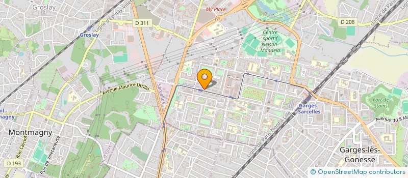 localisation de l'entreprise DREAM DISTRIBUTION  SARCELLES