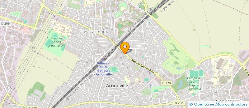 localisation de l'entreprise DREAM DRIVING à GONESSE