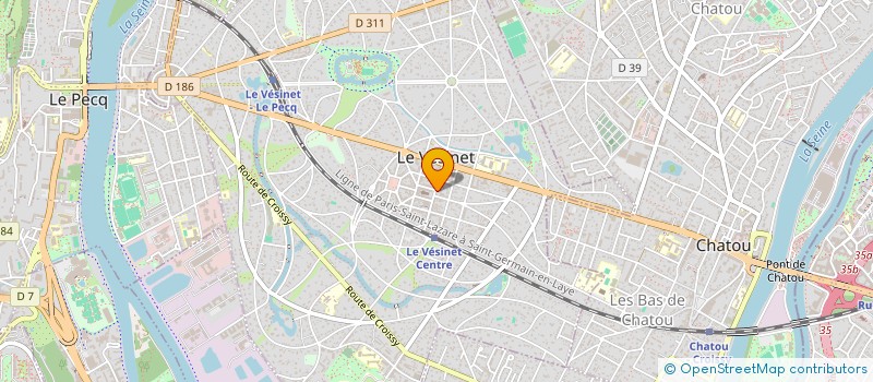 localisation de l'entreprise DREAM ELEC  LE VESINET