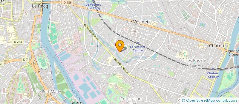 localisation de l'entreprise DREAM ENERGY MOBILITE VERTE  LE VESINET