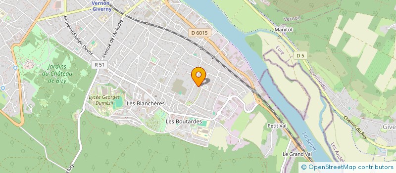 localisation de l'entreprise DREAM ETANCHEITE  VERNON