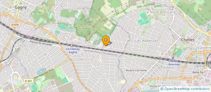 localisation de l'entreprise DREAM EVENS à GAGNY