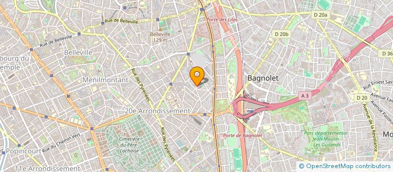 localisation de l'entreprise DREAM FACTORY  PARIS