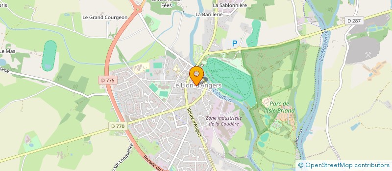 localisation de l'entreprise DREAM FACTORY MUSIC INC  LONGUENEE-EN-ANJOU