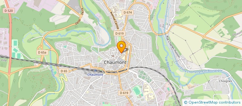 localisation de l'entreprise DREAM GAMES à CHAUMONT
