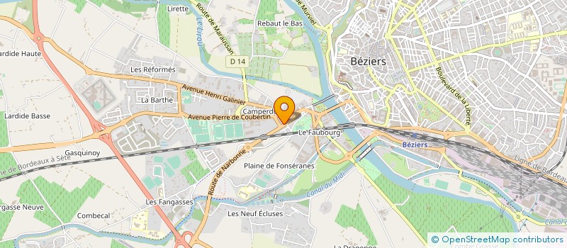 localisation de l'entreprise DREAM'H à BEZIERS