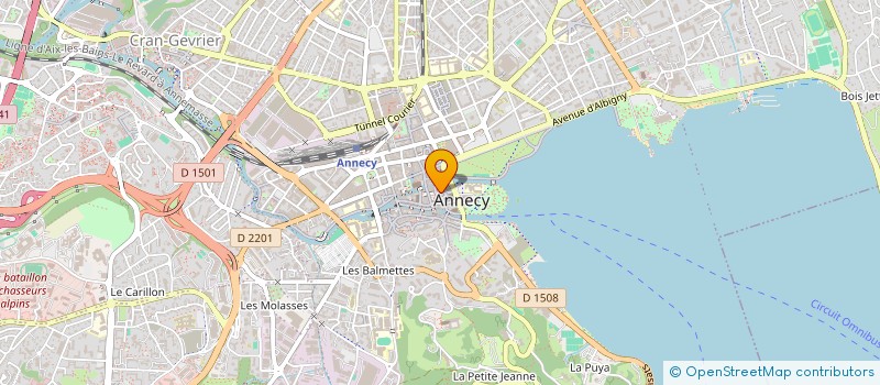 localisation de l'entreprise DREAM HABITAT à ANNECY
