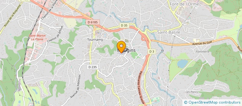 localisation de l'entreprise DREAM HOME INVEST à MOUGINS