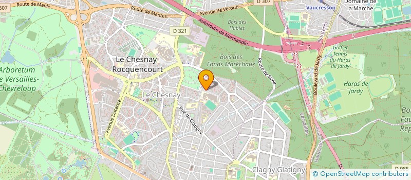 localisation de l'entreprise DREAM HOME VOTRE MAISON DE REVE  LE CHESNAY-ROCQUENCOURT