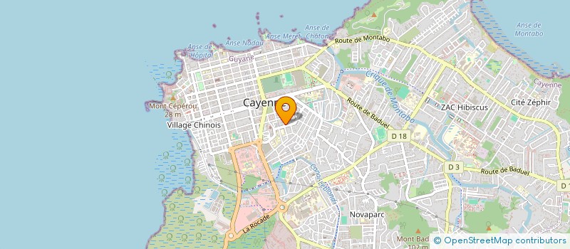 localisation de l'entreprise DREAM HOUSE  CAYENNE