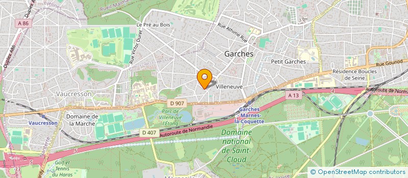 localisation de l'entreprise DREAM HOUSE & CO à GARCHES