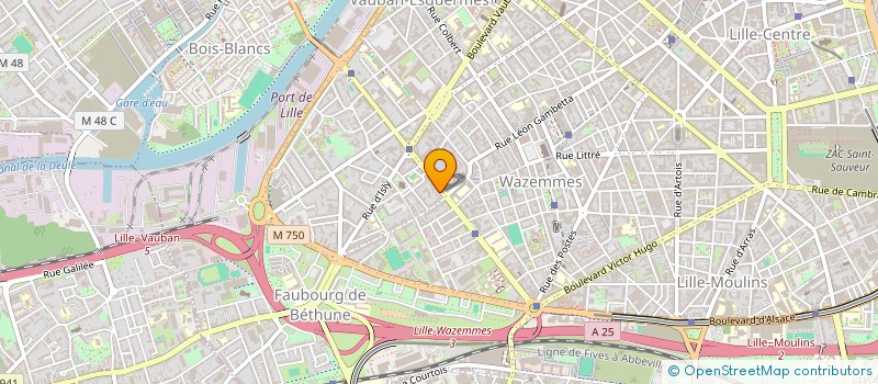 localisation de l'entreprise DREAM INVEST à LILLE