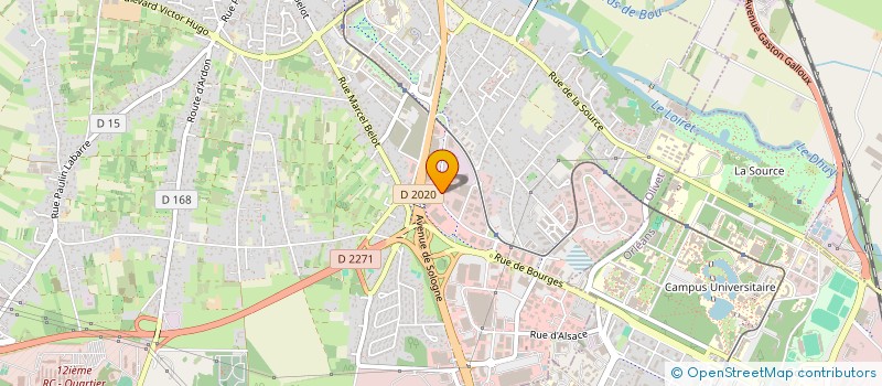 localisation de l'entreprise DREAM INVEST à OLIVET