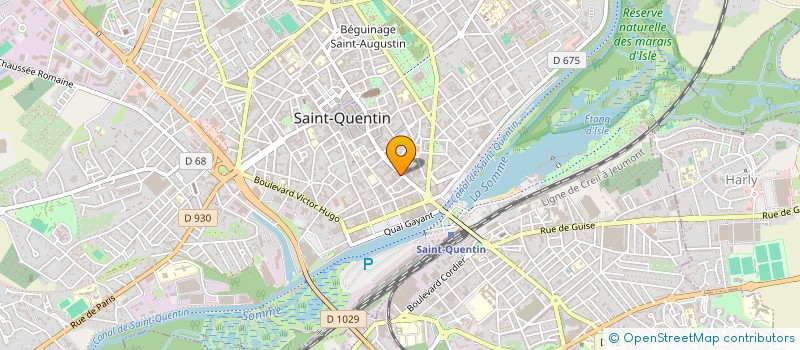 localisation de l'entreprise DREAM KITCHEN à SAINT-QUENTIN