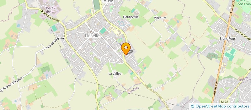 localisation de l'entreprise DREAM LIFE  LINSELLES