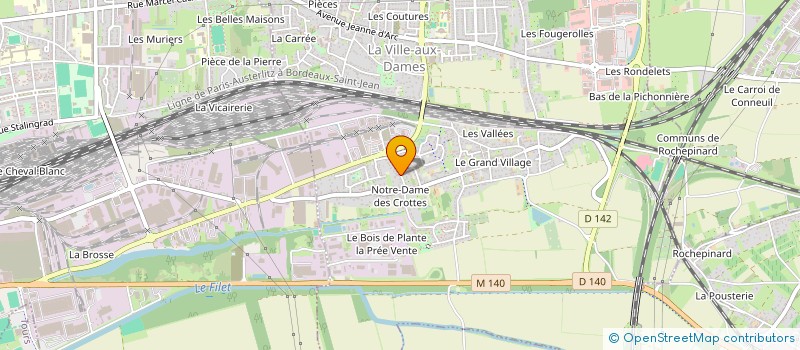 localisation de l'entreprise DREAM LIFE DEVELOPMENT  LA VILLE-AUX-DAMES