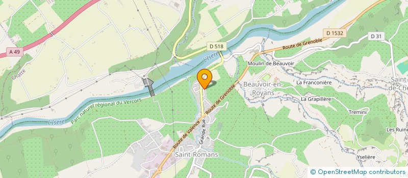 localisation de l'entreprise DREAM MAKER  SAINT-ROMANS