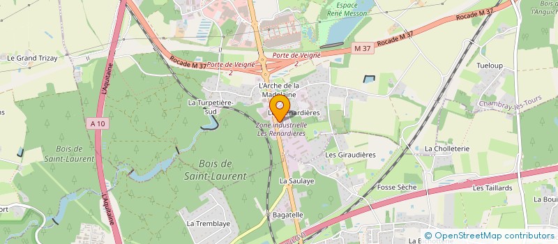 localisation de l'entreprise DREAM MOTO 37  CHAMBRAY-LES-TOURS