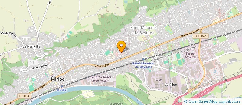 localisation de l'entreprise DREAM MOTORS  MIRIBEL